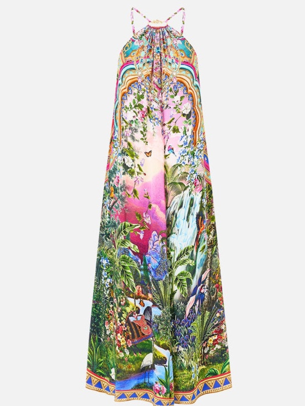 Camilla Turkish Delight Silk Hardware Maxi Dress Small NWT - Picture 6 of 6